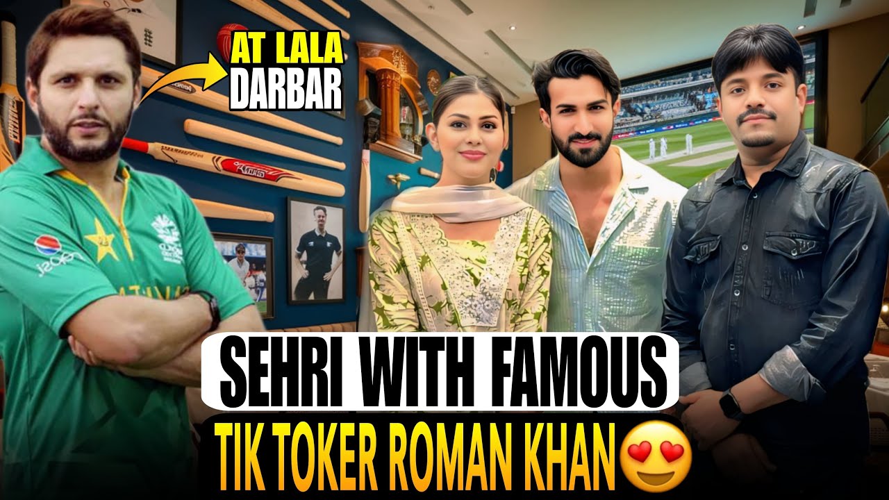 Last Sehri & Iftari in Dubai with Roman khan & Zoya Diksha !! Shahid Afridi Restaurant in Dubai