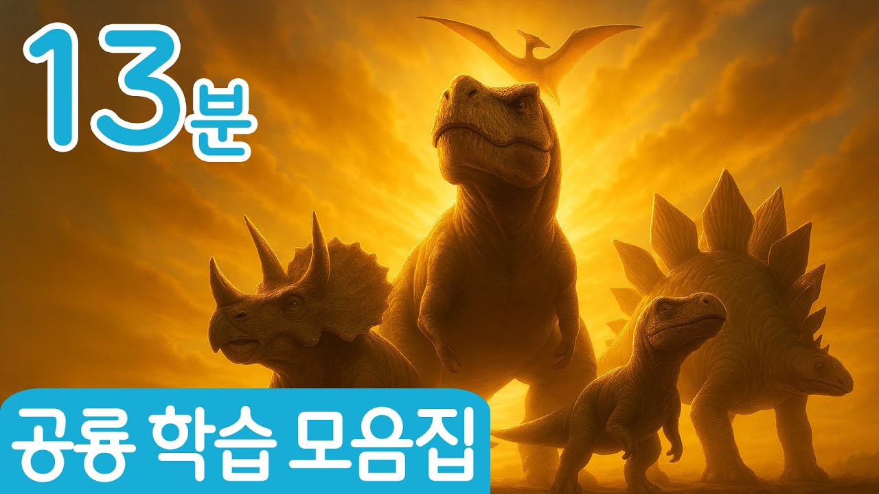 공룡 학습 모음집 | 공룡 학습 동요 | 어린이 동요 | 망둥이키즈