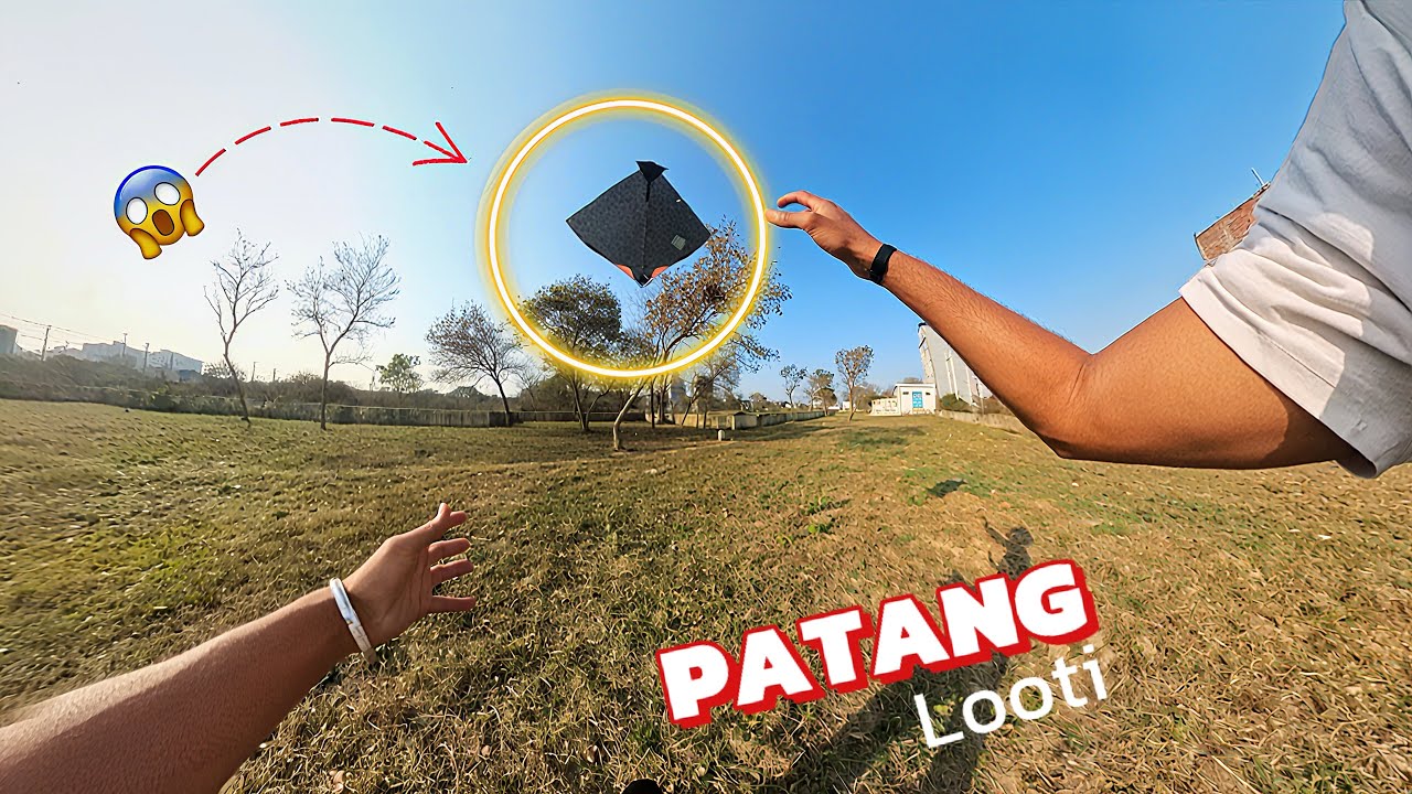 PATANG LOOTI GROUND MAI😱🪁 CAUGHT KITES #2026 #caughtkite 