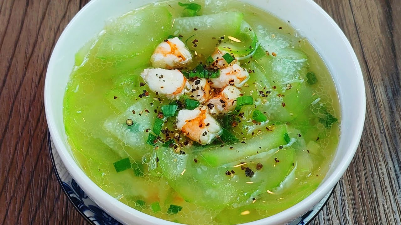 Canh Bí Đao Nấu Tôm , Món Ăn Nhanh Cho Bữa Cơm Nhà 