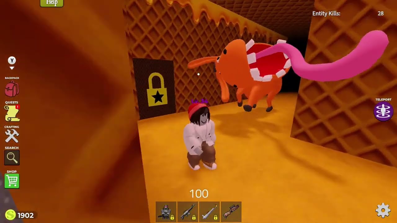 Level 33: Waffle Rooms Game Over Cutscene - Shrek in the Backrooms (Roblox on Xbox)