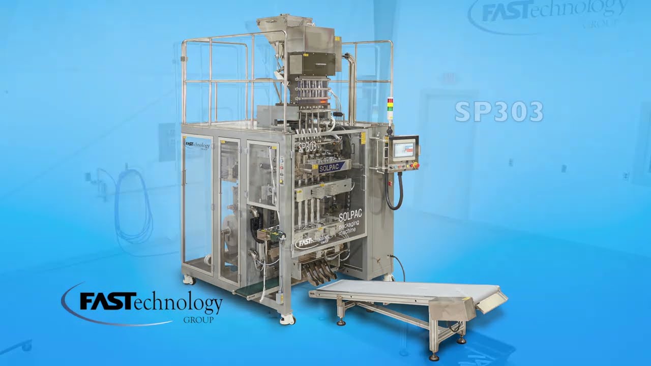 Multi-lane Automated Stick Pack Packaging Machines by FASTechnology Group