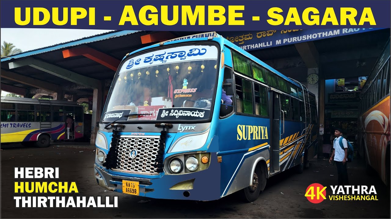 UDUPI to SAGARA Bus Journey | Exploring Agumbe Ghat Scenic Beauty | Hidden Gems of Shivamogga