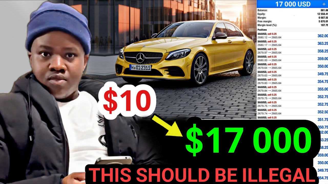 $10 to $17,000 on Gold (XAUUSD) | Flip a Small Account Fast | Kopano Sello