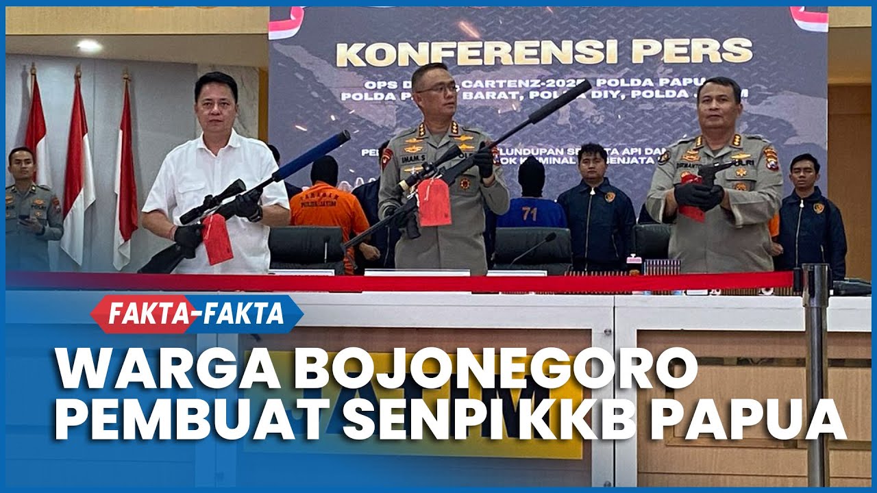 Fakta-fakta 3 Warga Bojonegoro Pembuat Senpi KKB Papua Dibekuk Polisi Terancam Hukuman Mati