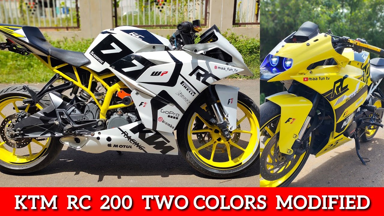 KTM RC 200 modified into | Riders | 2022 Best modified