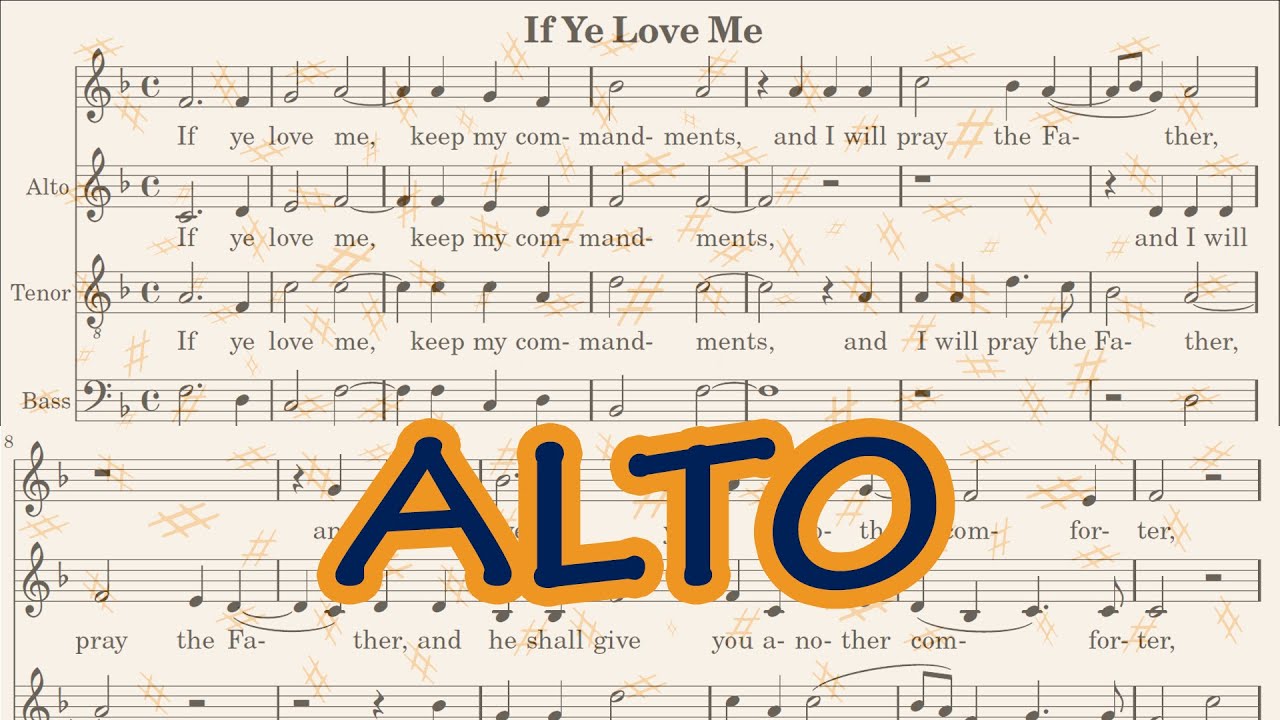 Если ты любишь меня - Alto Click Track