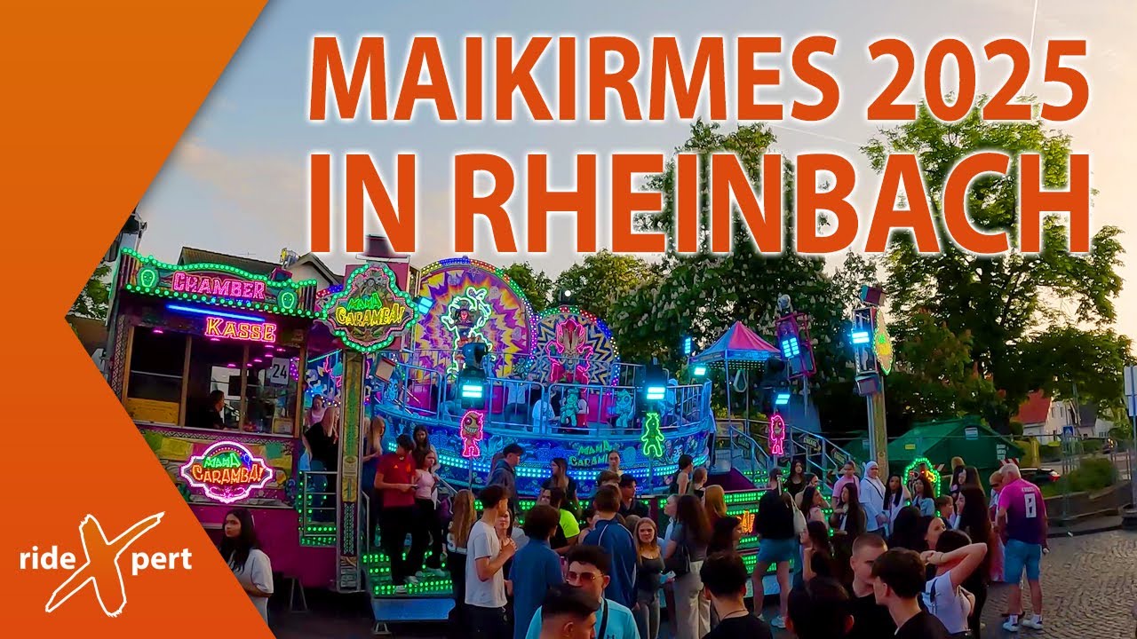 Maikirmes 2025 in Rheinbach | Platzrundgang by RideXpert in 4K
