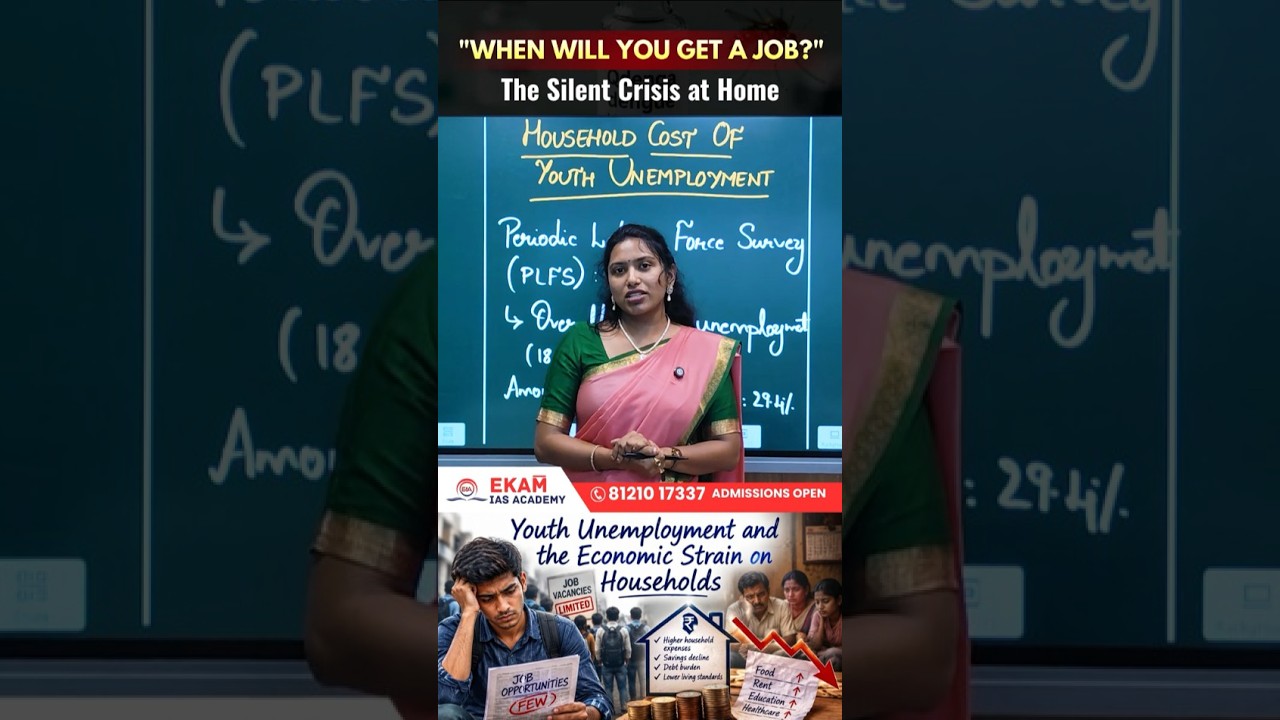 India's Youth Unemployment Crisis: Causes And Consequences | UPSC Current Affairs