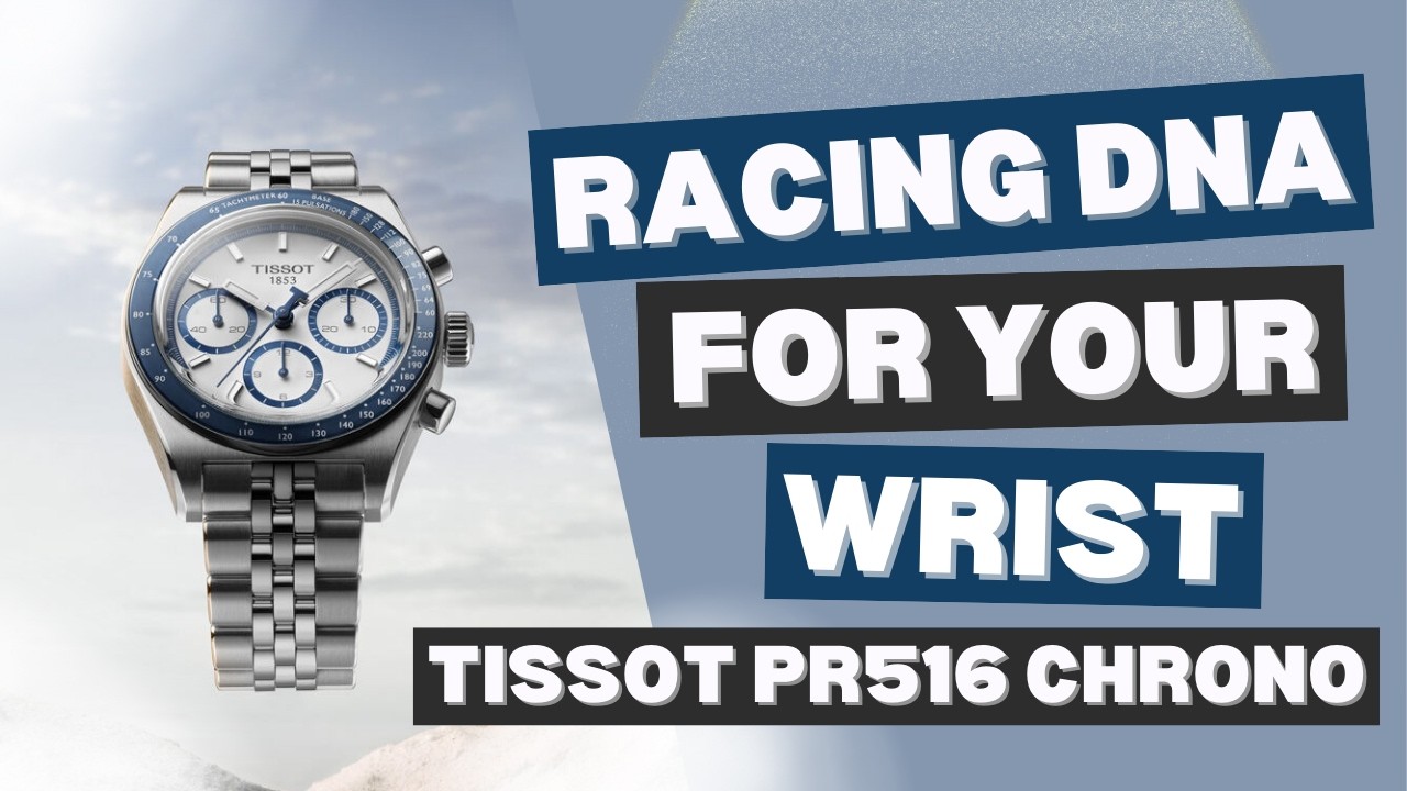 TISSOT выпускает очередной ХИТ! Автоматический хронограф PR516 в синем цвете!
