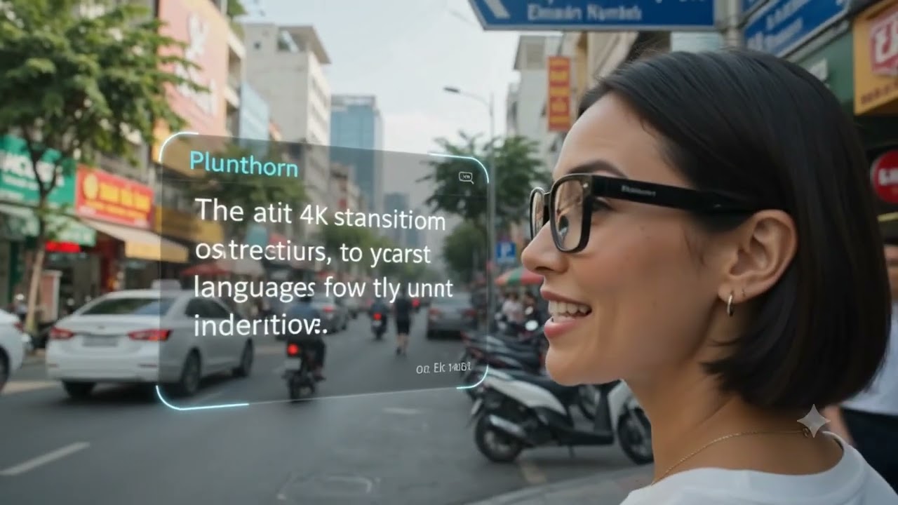 Plunthorn AI Smart Glasses with Camera, 4K HD Video & Photo Capture  