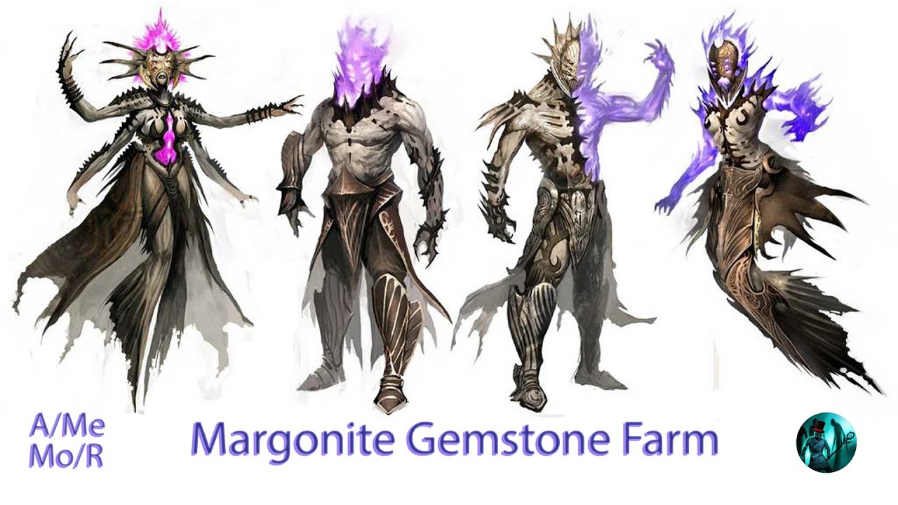 Margonite Gemstone Farm, Solo HM with Hero (DoA) - Guild Wars Assassin Farm A/Me