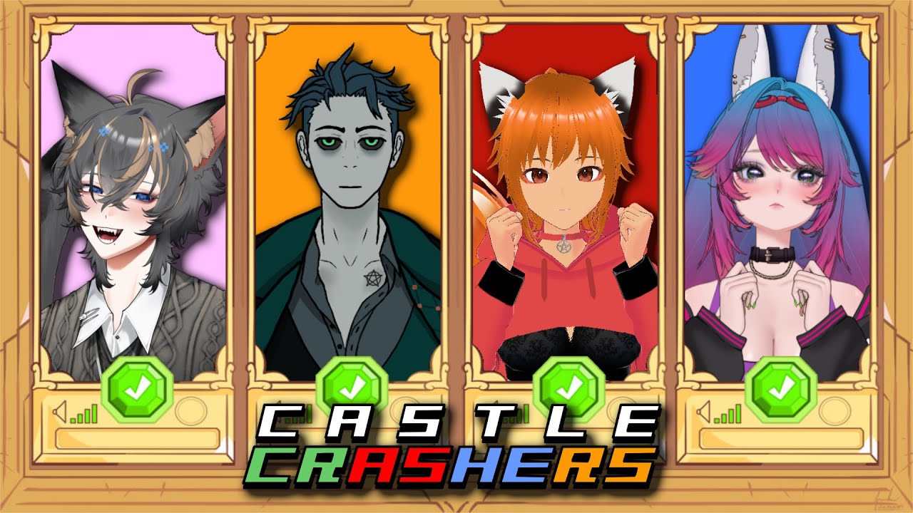 Three Furries and a Zombie Crash a Castle : Castle Crashers