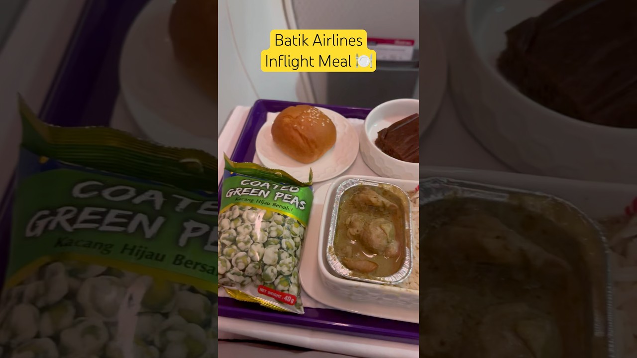 Batik Airlines Inflight Meal 🛫 #plane #flight #travel