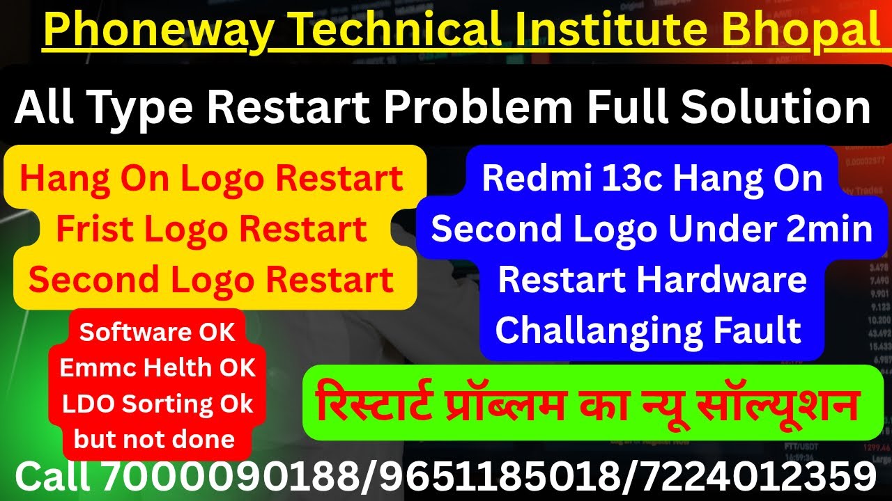 Redmi 13c Hang On Logo Restart | All Type Restart Problem Full Solutions 