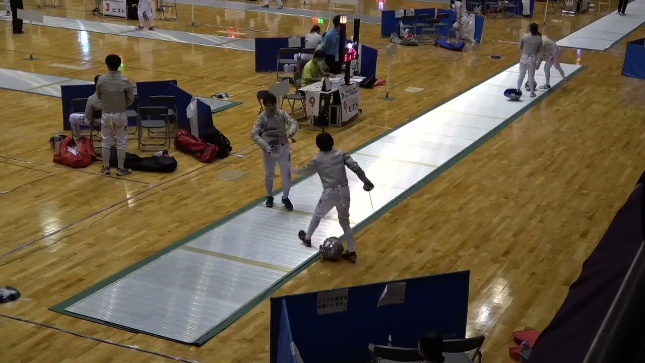 2022年IH フェンシング 女子個人サーブル 予選 第15プール