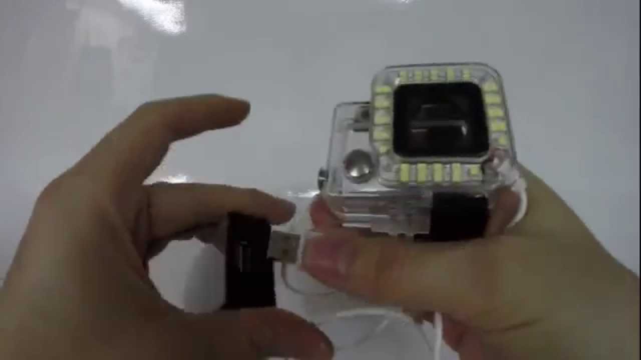 GoPro Lens ring LED light USB (Gopro Hero 3+ B) night test