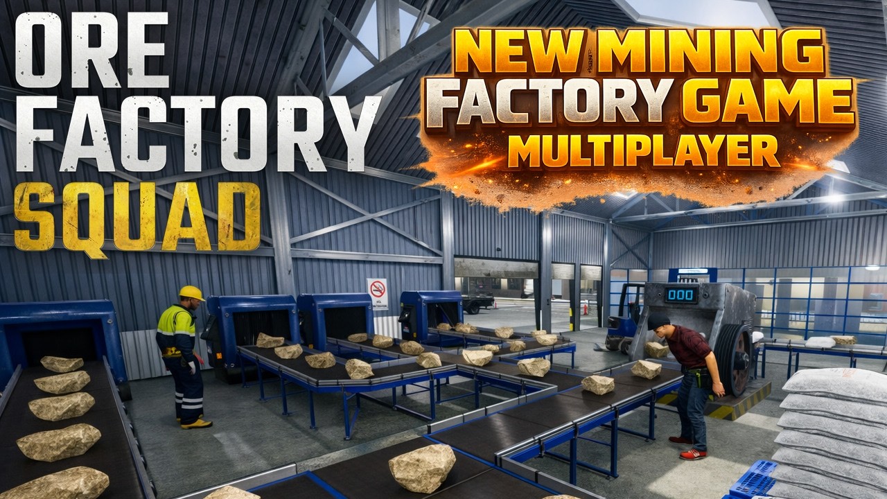 Ore Factory Squad | Multiplayer | Mining Meets Factory Chaos