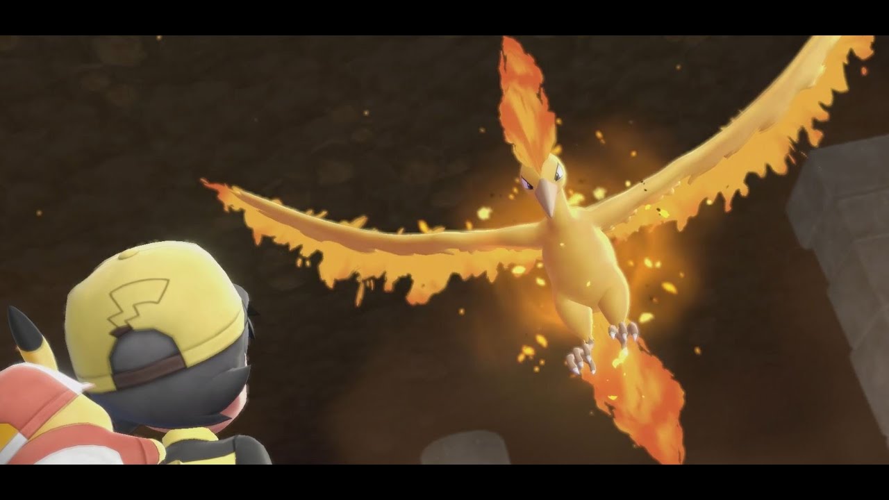 lets go Pikachu Episode 23 Getting Moltres