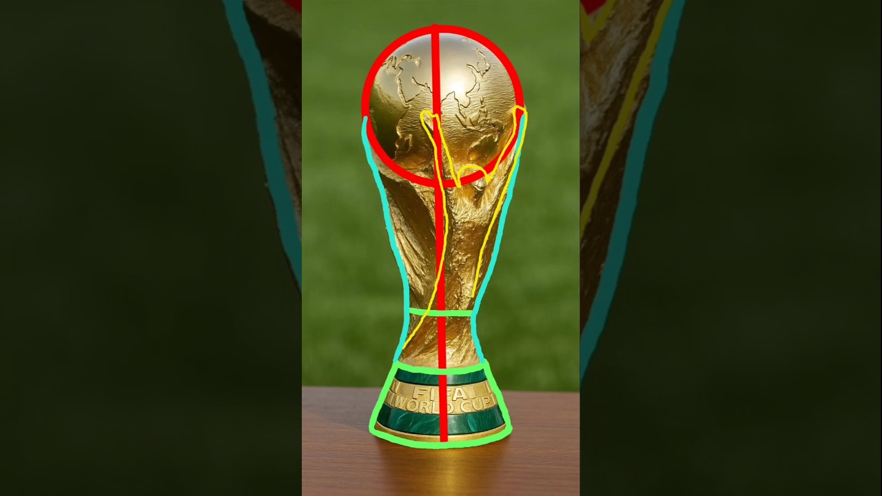 Как нарисовать Кубок мира по футболу FIFA 🏆 (пошаговая инструкция)