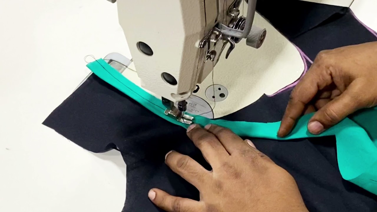 How To Finish Back Neckline In Blouse & Kurti
