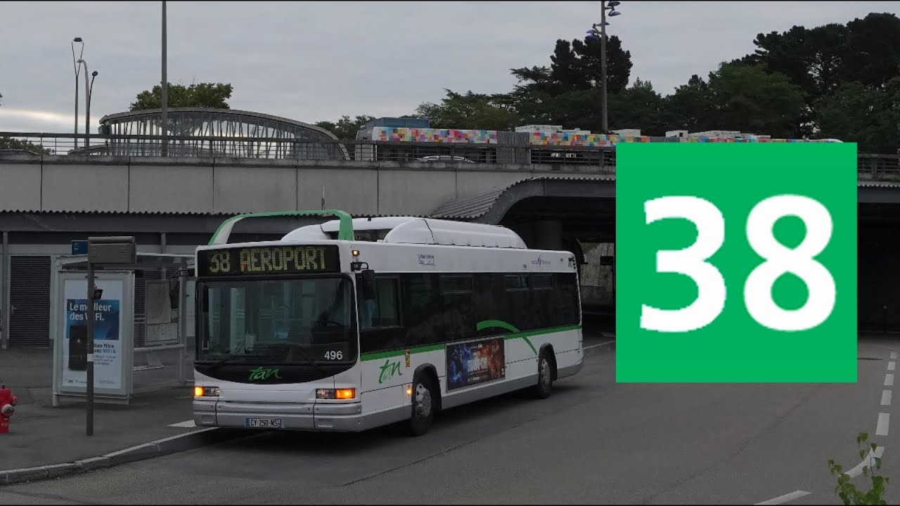 Heuliez GX 317 GNV N°509 - Ligne 38 entre Balinière et Aéroport - Réseau TAN - Nantes