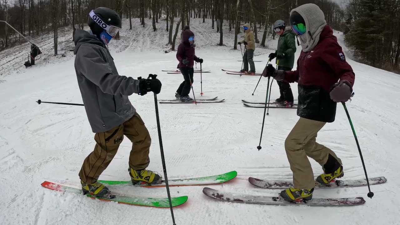 Telepalooza 2026 - overview of 2 day telemark skiing festival at Seven Springs Mountain Resort