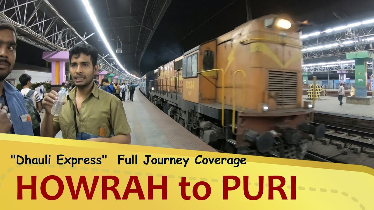 HOWRAH JN (HWH) to PURI (PURI) 