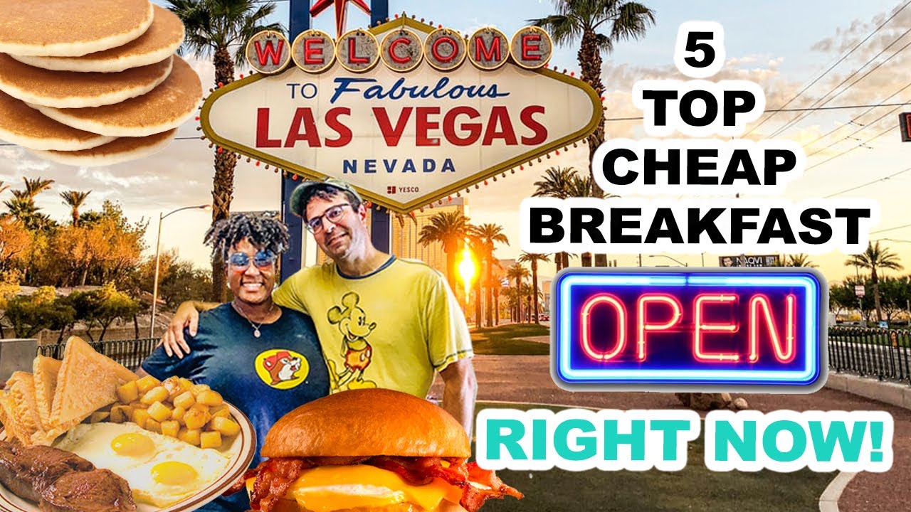 5 BEST CHEAP BREAKFASTS on the LAS VEGAS STRIP 🤤 (Las Vegas 2022)