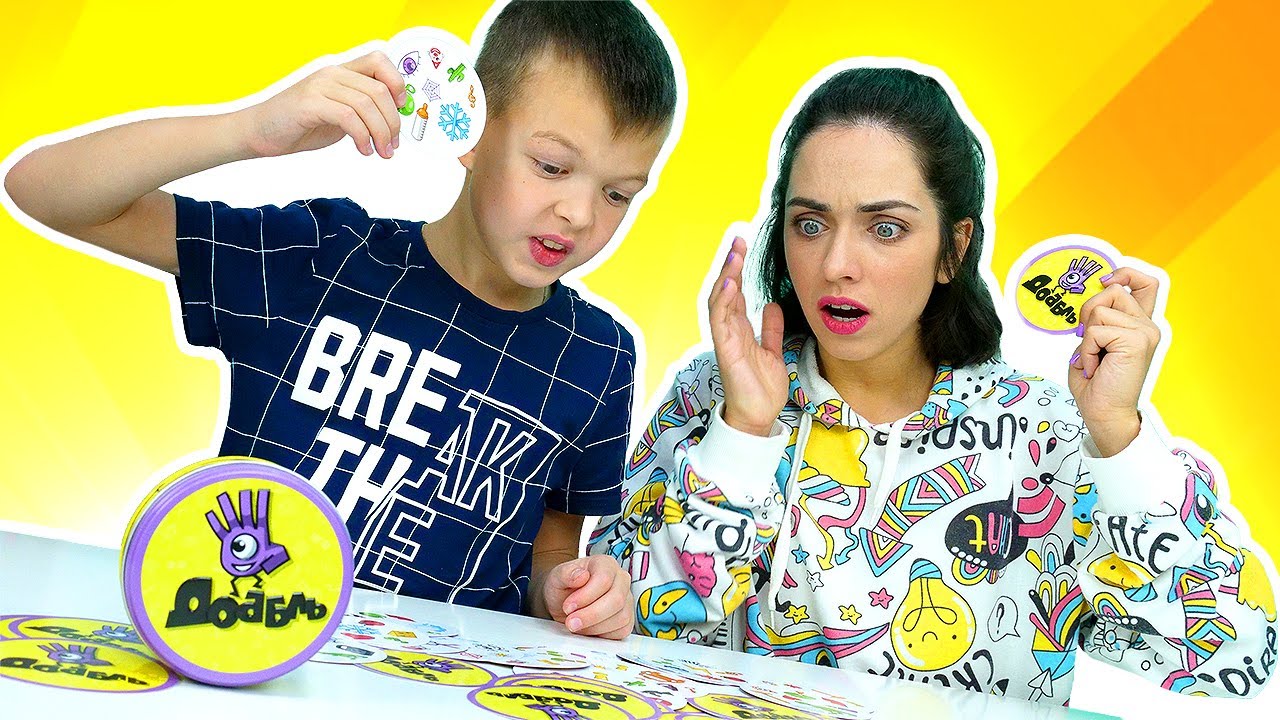 Крутые игры настолки DOBBLE! Открывай игровой набор и выигрывай - видео для детей Дети и Родители