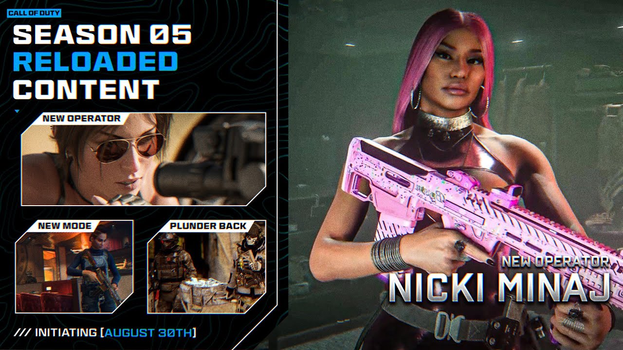 MW2 Season 5 Reloaded Content Preview & NEW Trailer | All Nicki Minaj Voicelines & Lara Croft Reveal