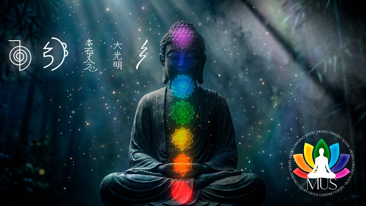 Reiki 528Hz com Sino a Cada 3 Minutos | Elevação Espiritual, Cura Energética e Frequência do Amor