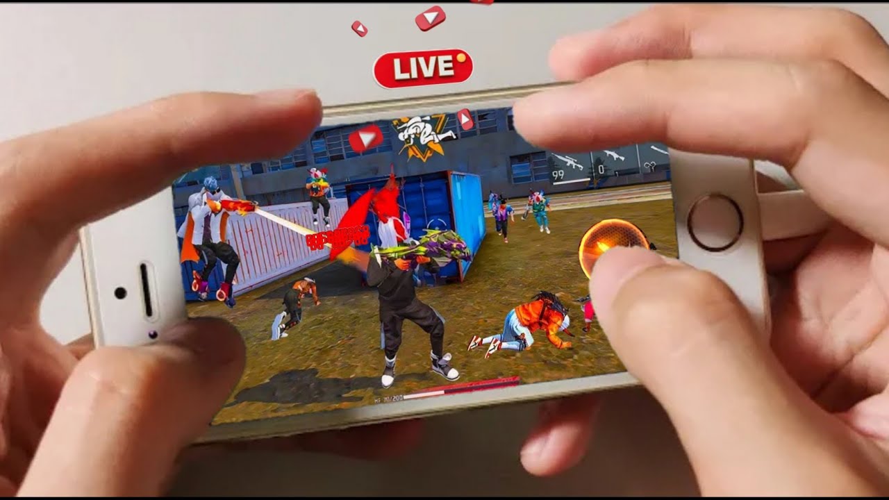 iphone 6s Free Fire Handcam gameplay + 2gb ram 2026🔥