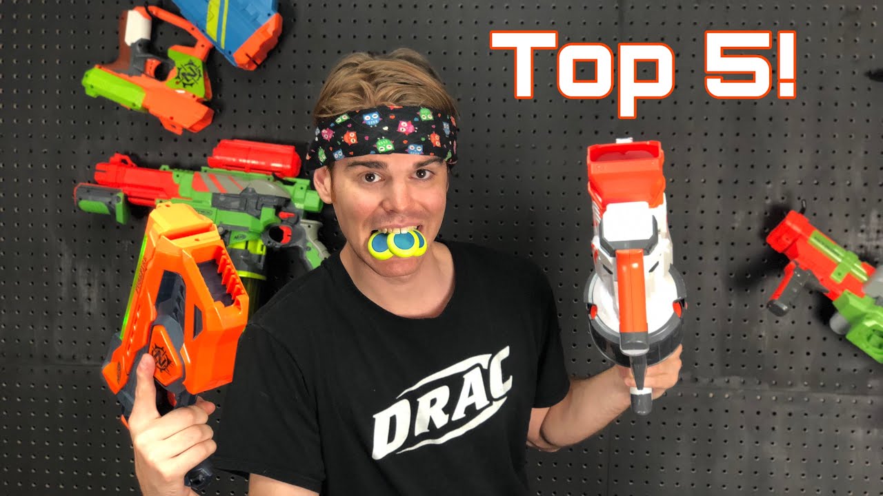 NERF TOP 5: ЛУЧШИЕ бластеры Nerf VORTEX всех времен!
