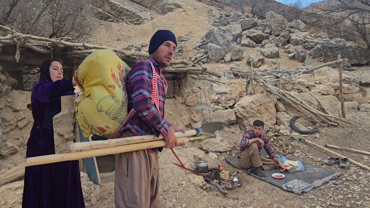 Atabak's trip to the Garmsir region and preparing the hut