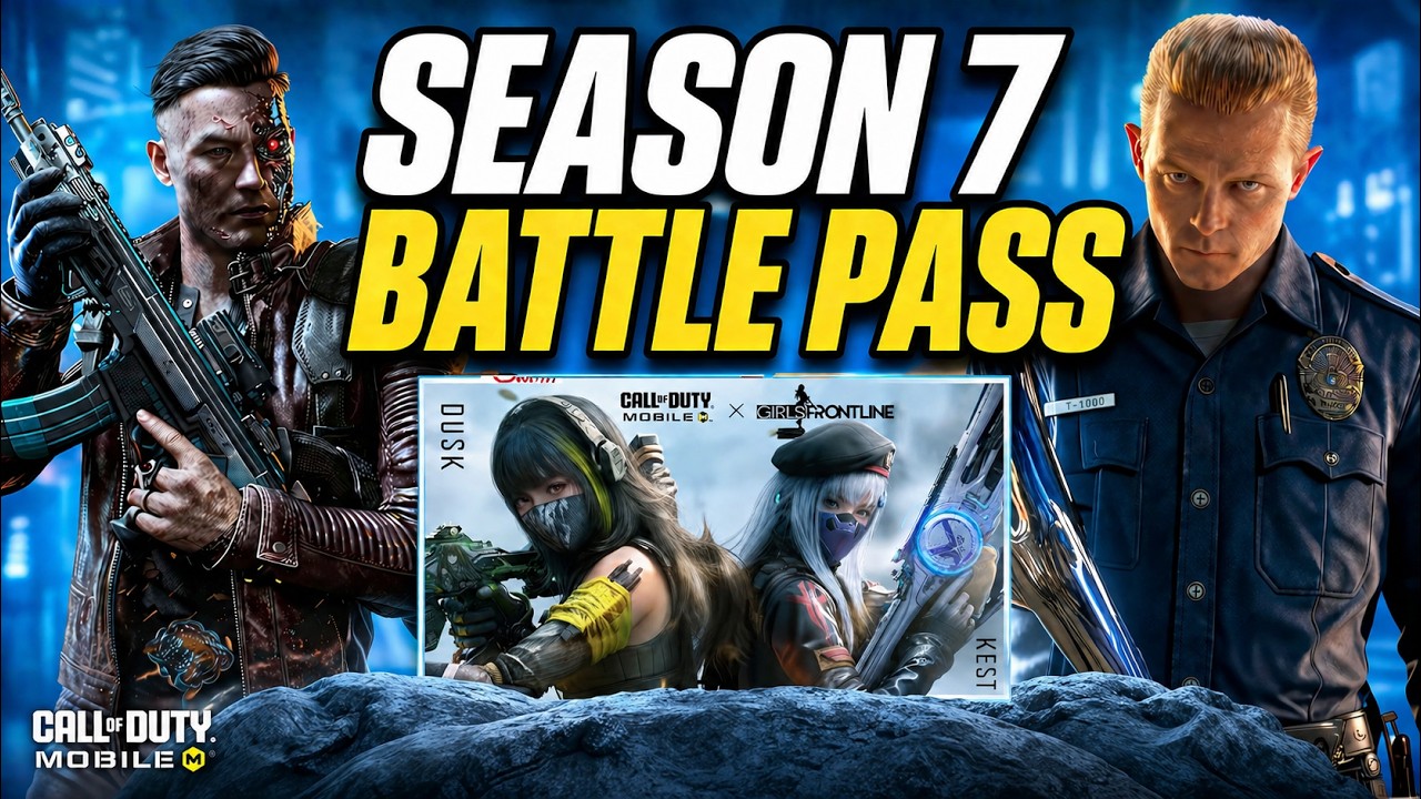 NEW Season 7 Battle Pass! Terminator Free Rewards, Return Draws, and More!
