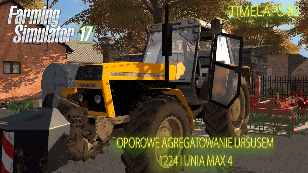 OPOROWE AGREGATOWANIE🔥URSUS 1224 Z AGREGATEM UNIA MAX 4🌾TIMELAPS #2😎