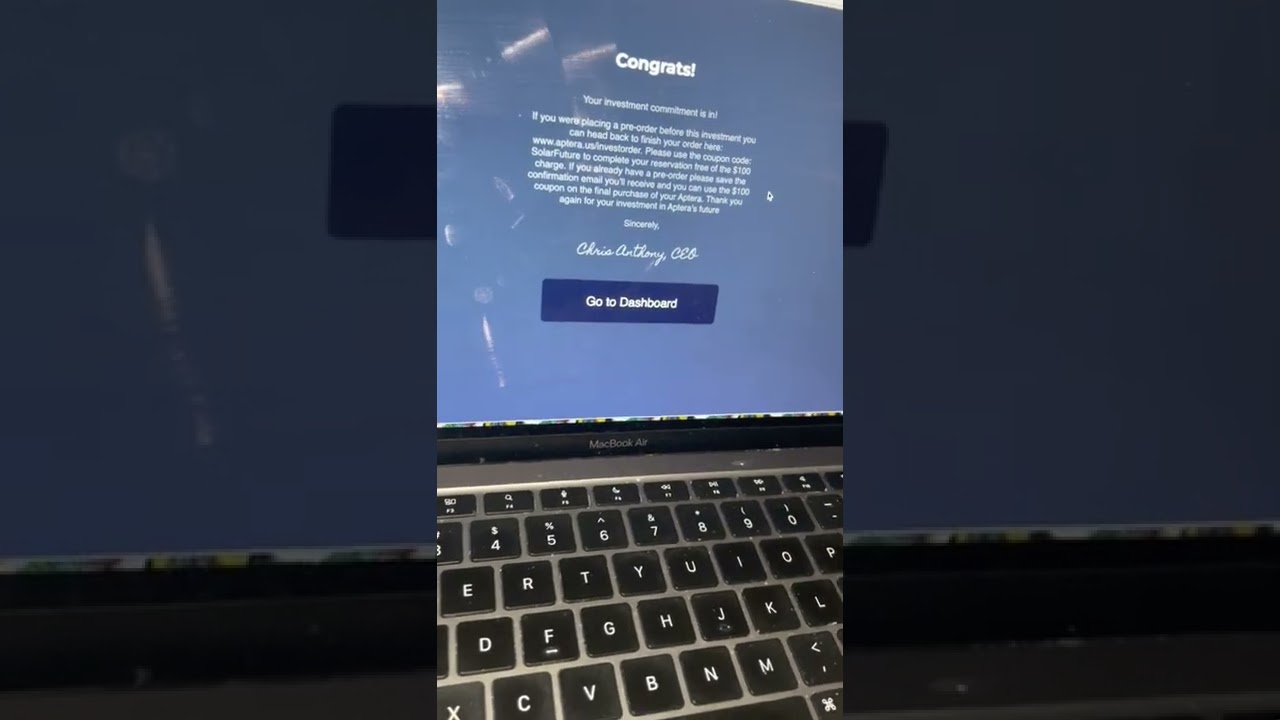 Aptera investment
