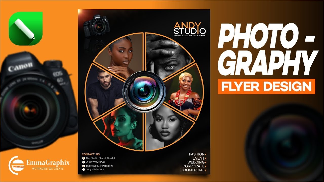 How to design a Photography flyer in CorelDraw