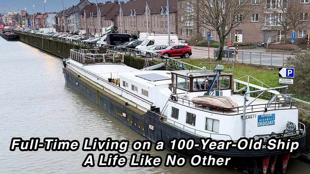 Off-Grid Living on a 1923 Ship: Stunning Tour of This Floating Home and Studio