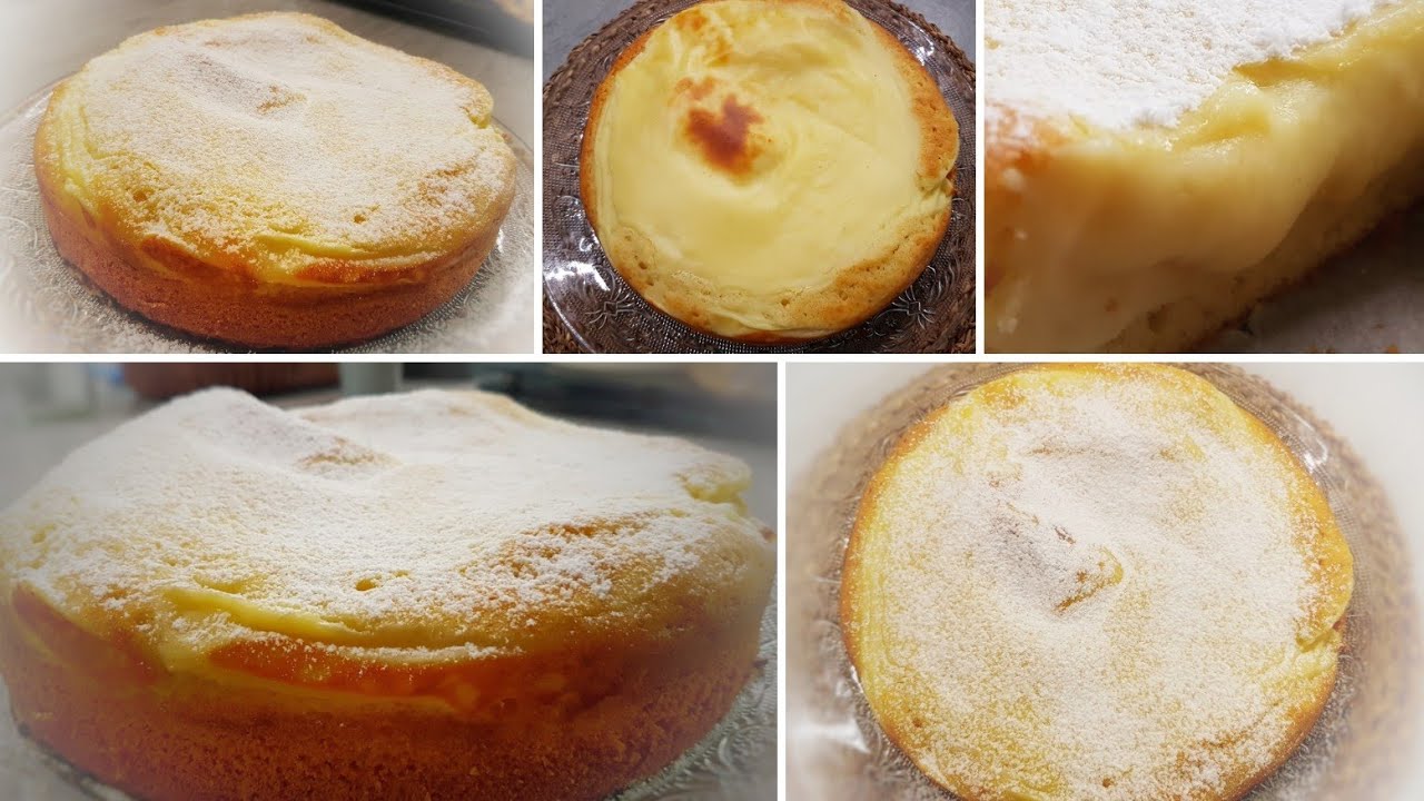 🍰Moelleux à la Crème Pâtissière à la Vanille Recette Facile et Rapide