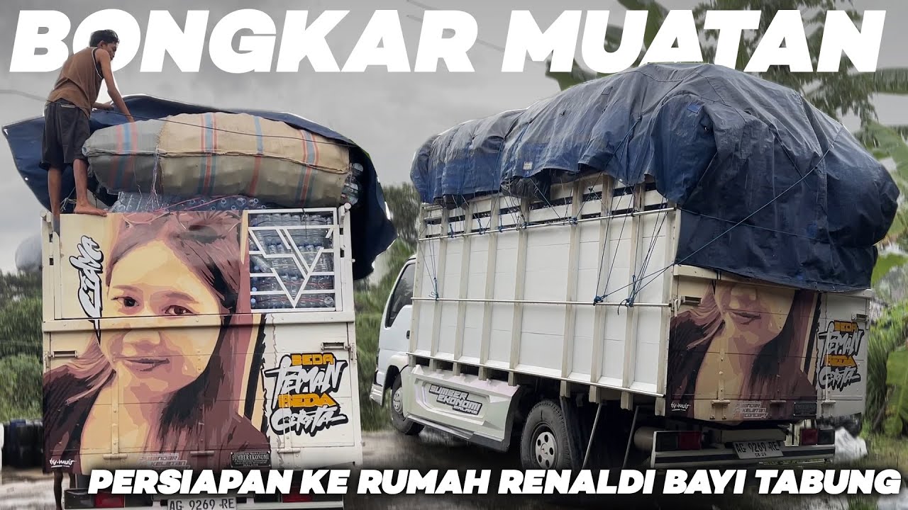TRUK SELESAI BONGKAR‼️ PERSIAPAN KE RUMAH ALMARHUM RENALDI BAYI TABUNG