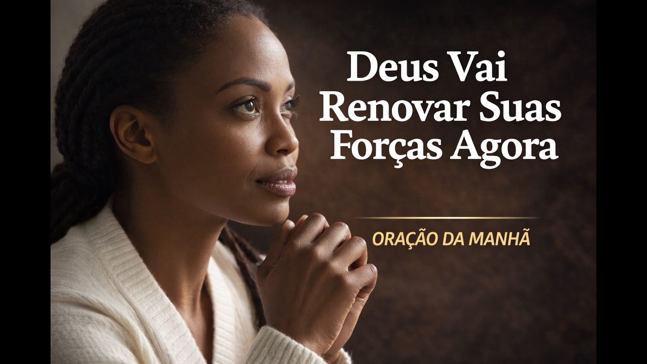 DEUS VAI RENOVAR SUAS FORÇAS AGORA | Oração da Manhã