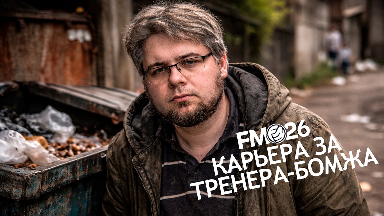 Карьера за тренера-бомжа в FM26 (все лиги, 300к игроков)