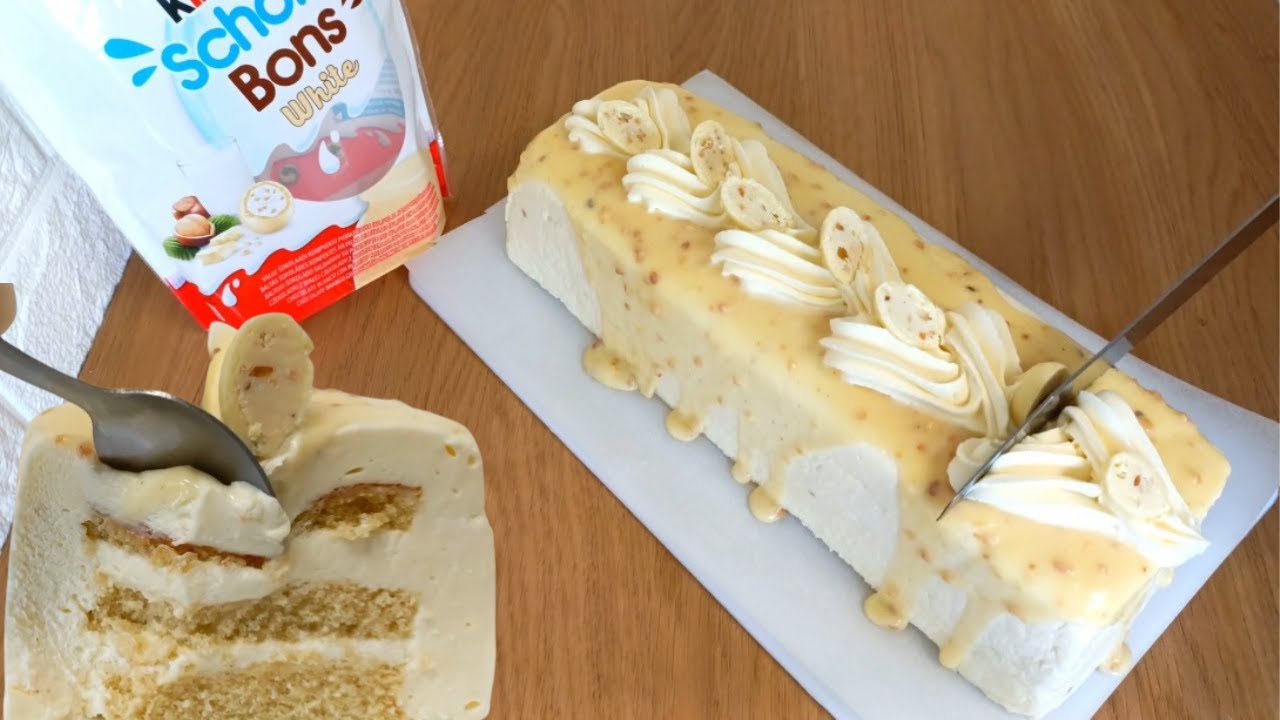 TARTA de KINDER (shoko-bons) suave, cremoso y DELICIOSO,(RECETA FACIL).