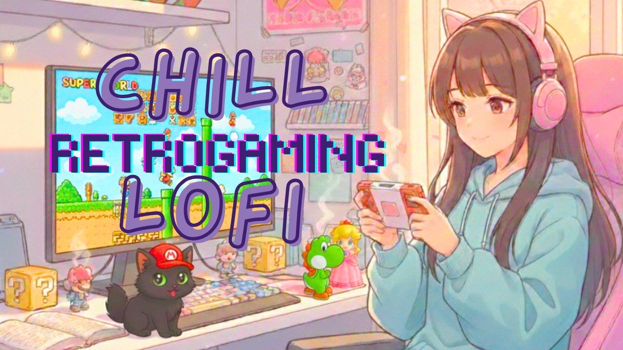🍄 Is Life a Game? 🎮 Mario RetroGaming Nostalgia ☁️⭐1H Lofi Music ⭐ |   Blacky Betty Lofi