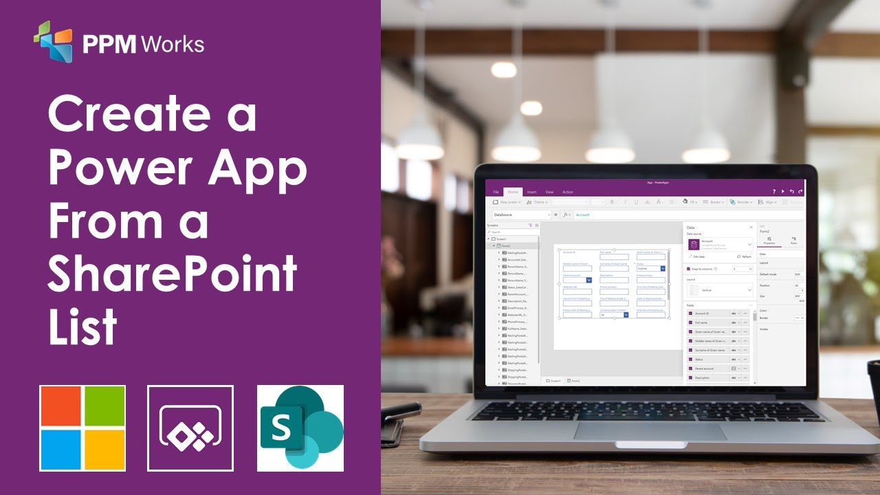 Создайте приложение Power из списка SharePoint