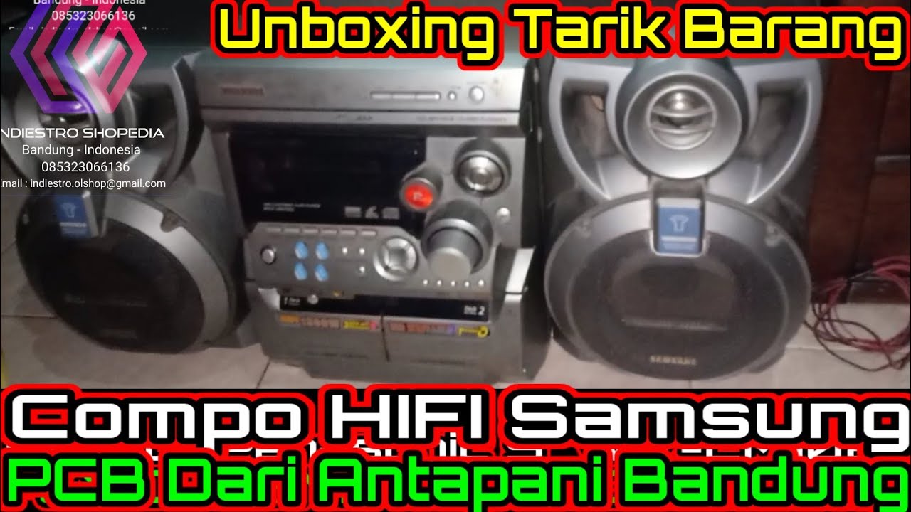 Hunting Unboxing Tarik Barang Compo Hifi Samsung Antena Radio & Kabel Aux PCB Dari Antapani