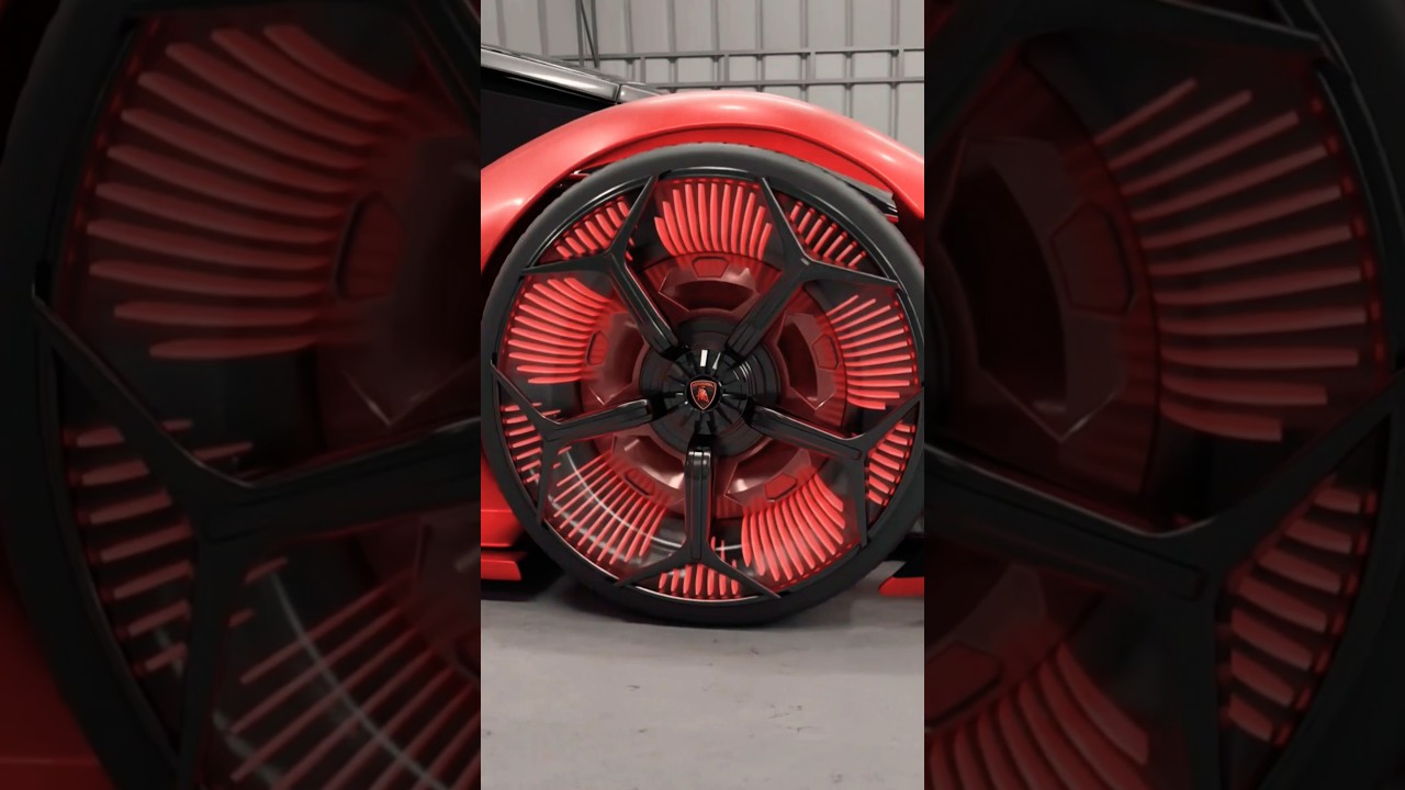 🔥 Lamborghini Terzo Millennio in Fiery Red &ndash; The Future of Supercars! 🔥