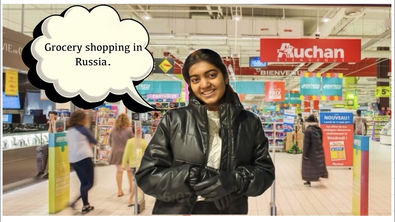||Grocery shopping in Russia as an international student ||#mbbsabroad #kazan #ksmu #neet